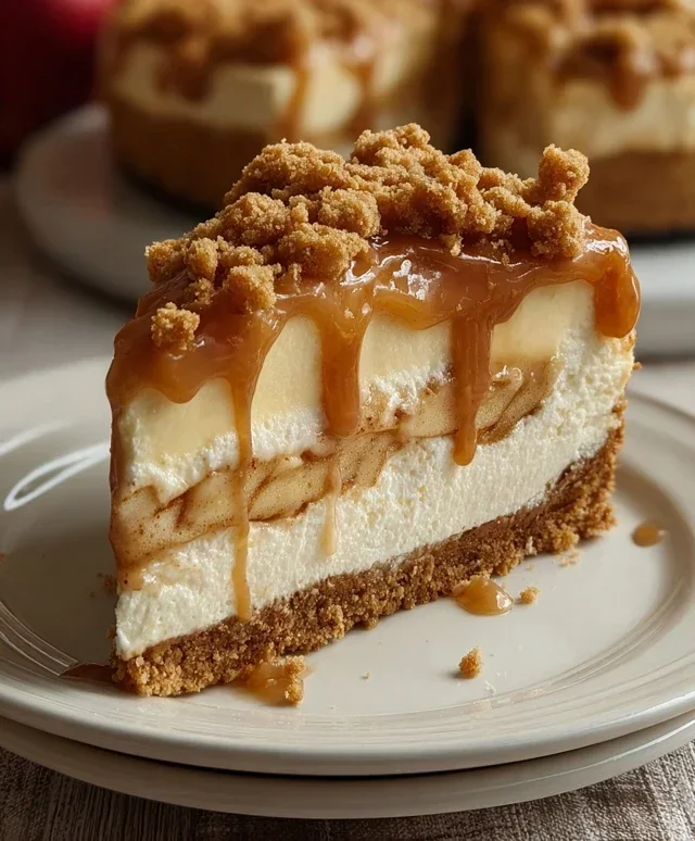 No bake Apple pie cheesecake