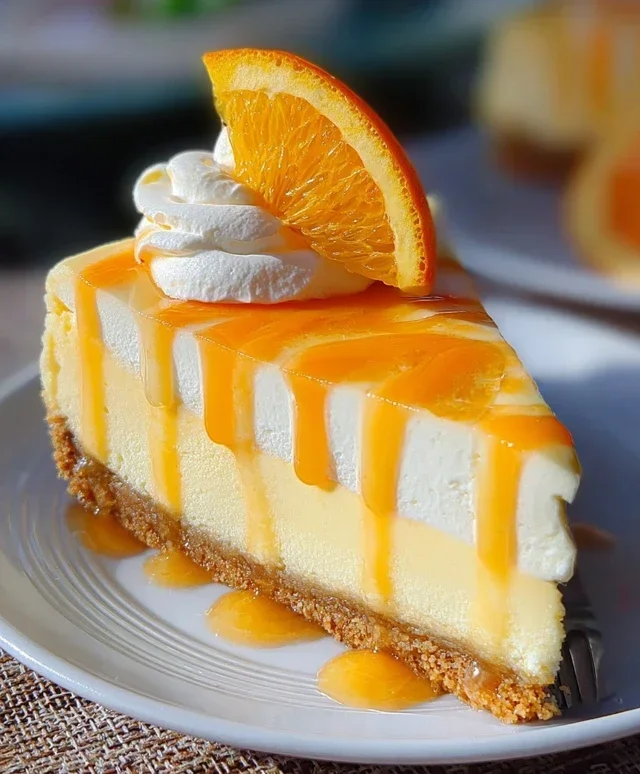 Orange Creamsicle Cheesecake