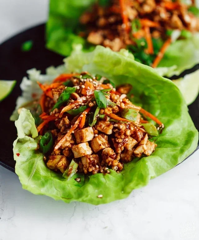 Tofu Lettuce Wraps