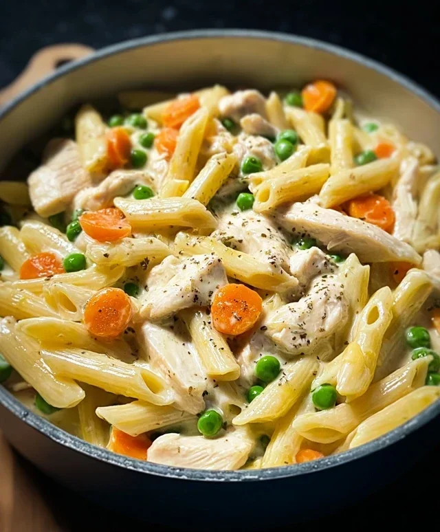 Chicken Pot Pie Pasta