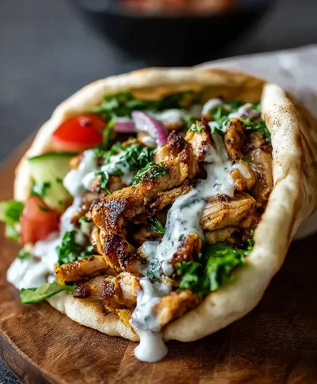 Chicken Shawarma with Garlic Sauce Recipe (Easy & Delicious)