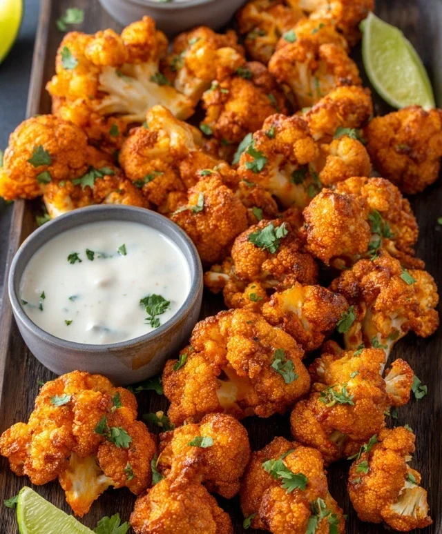 Air Fryer Buffalo Cauliflower Recipe