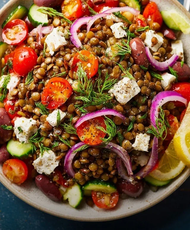 Mediterranean Lentil Salad