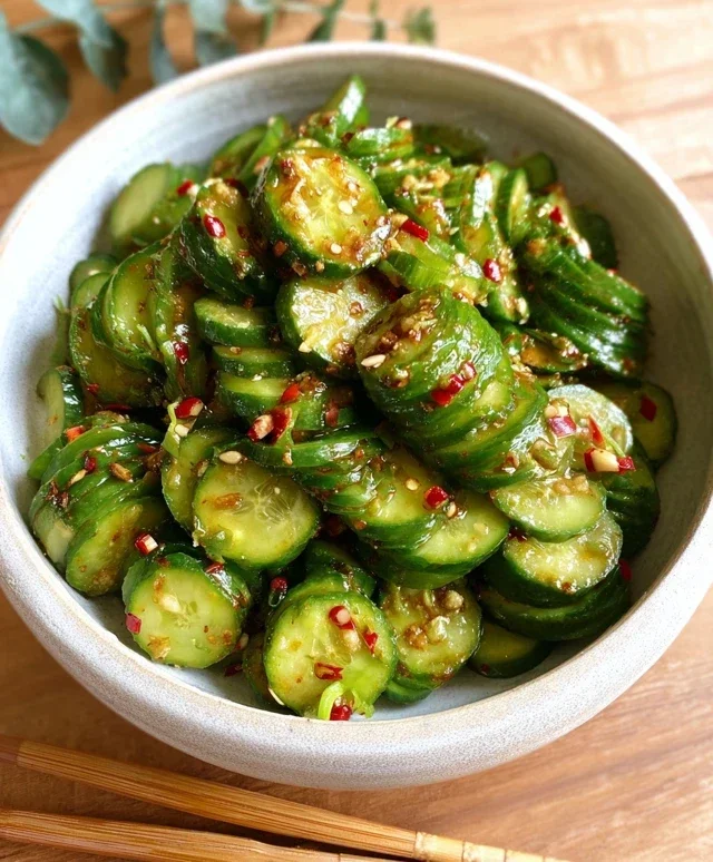 Easy Asian Cucumber Salad