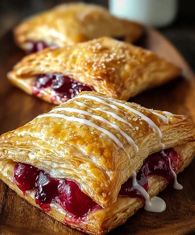 Easy Cherry Turnovers