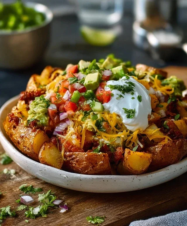 Loaded Potato Taco Bowl