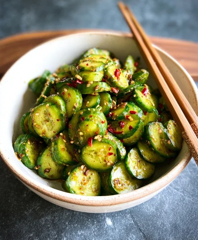 Easy Asian Cucumber Salad