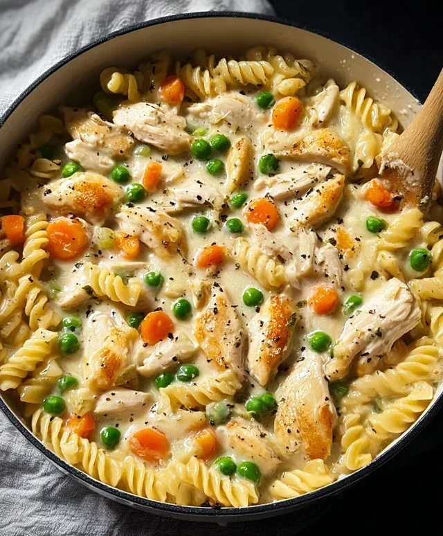 Chicken Pot Pie Pasta