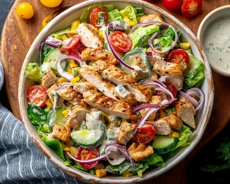 Healthy Ranch Chicken Salad