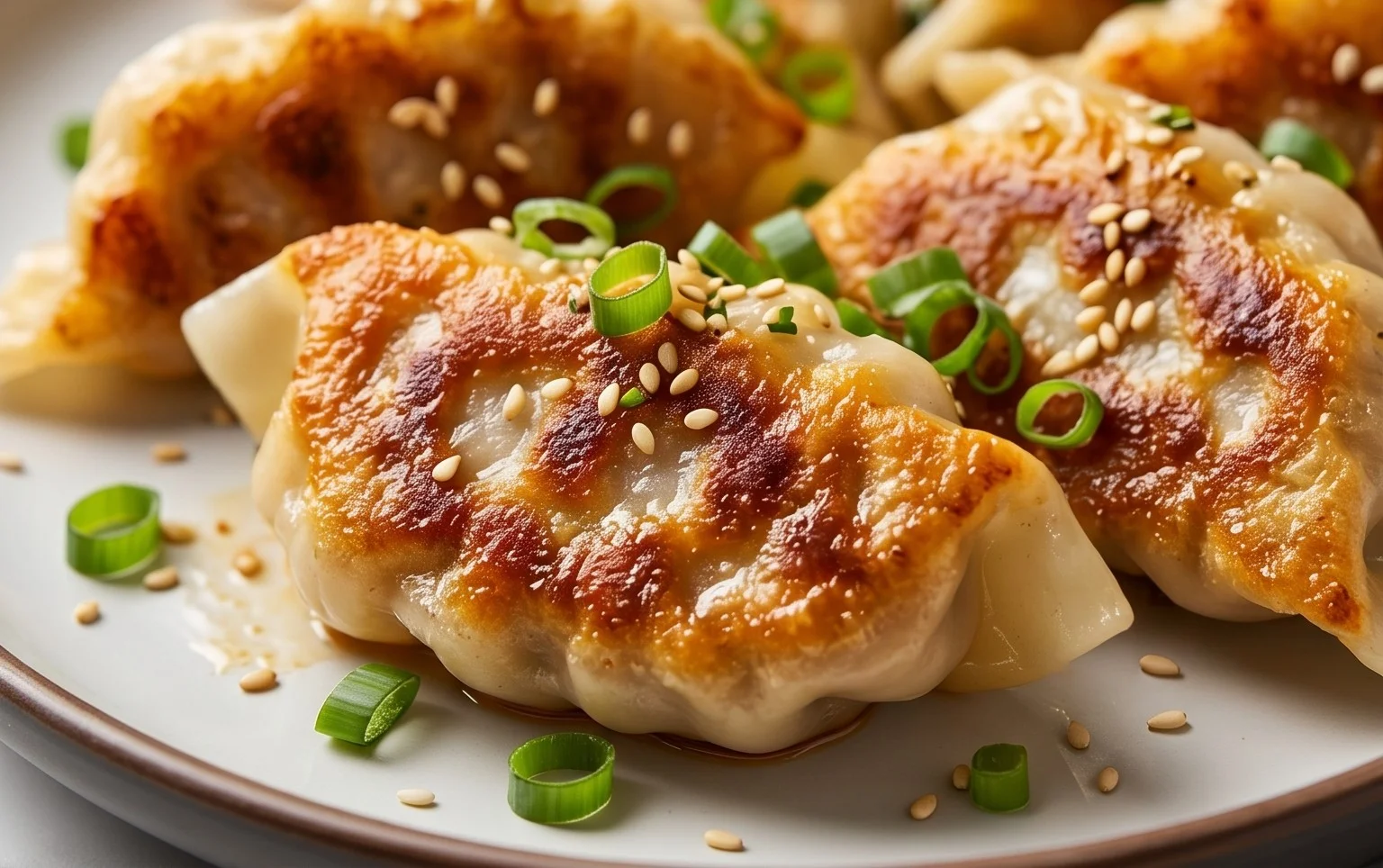 Chicken Potstickers (Pan Fried Dumplings)