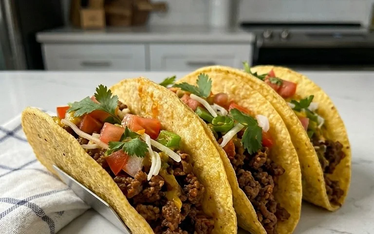 Crispy Ground Beef Tacos