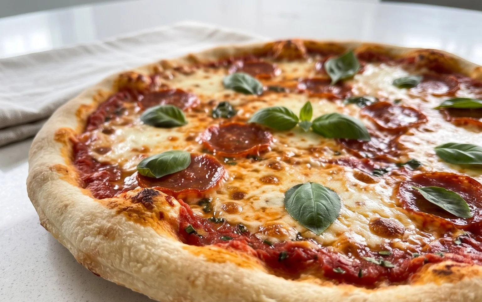 An excellent No Yeast Pizza Dough - quick easy homemade pizza!
