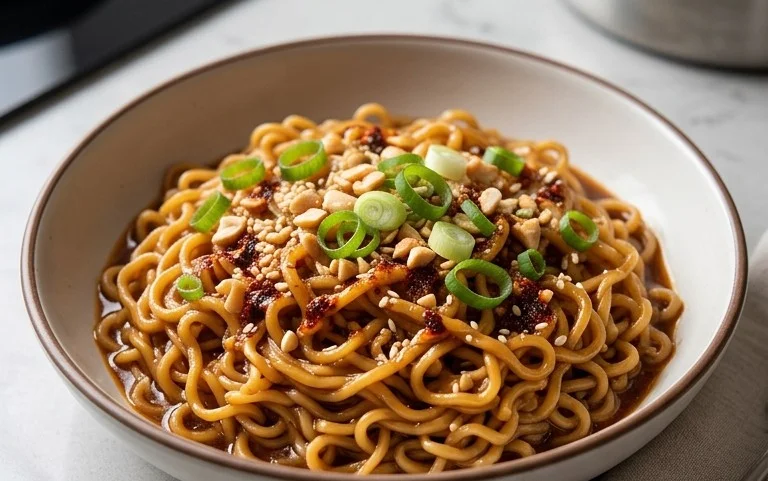 Easy Saucy Ramen Noodles