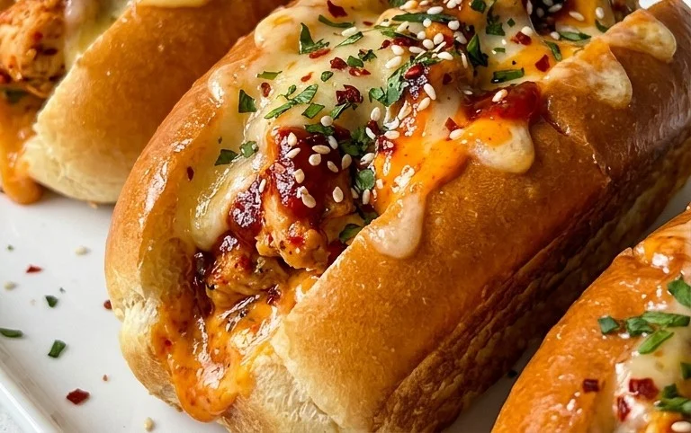 Cheesy Dynamite Chicken Buns