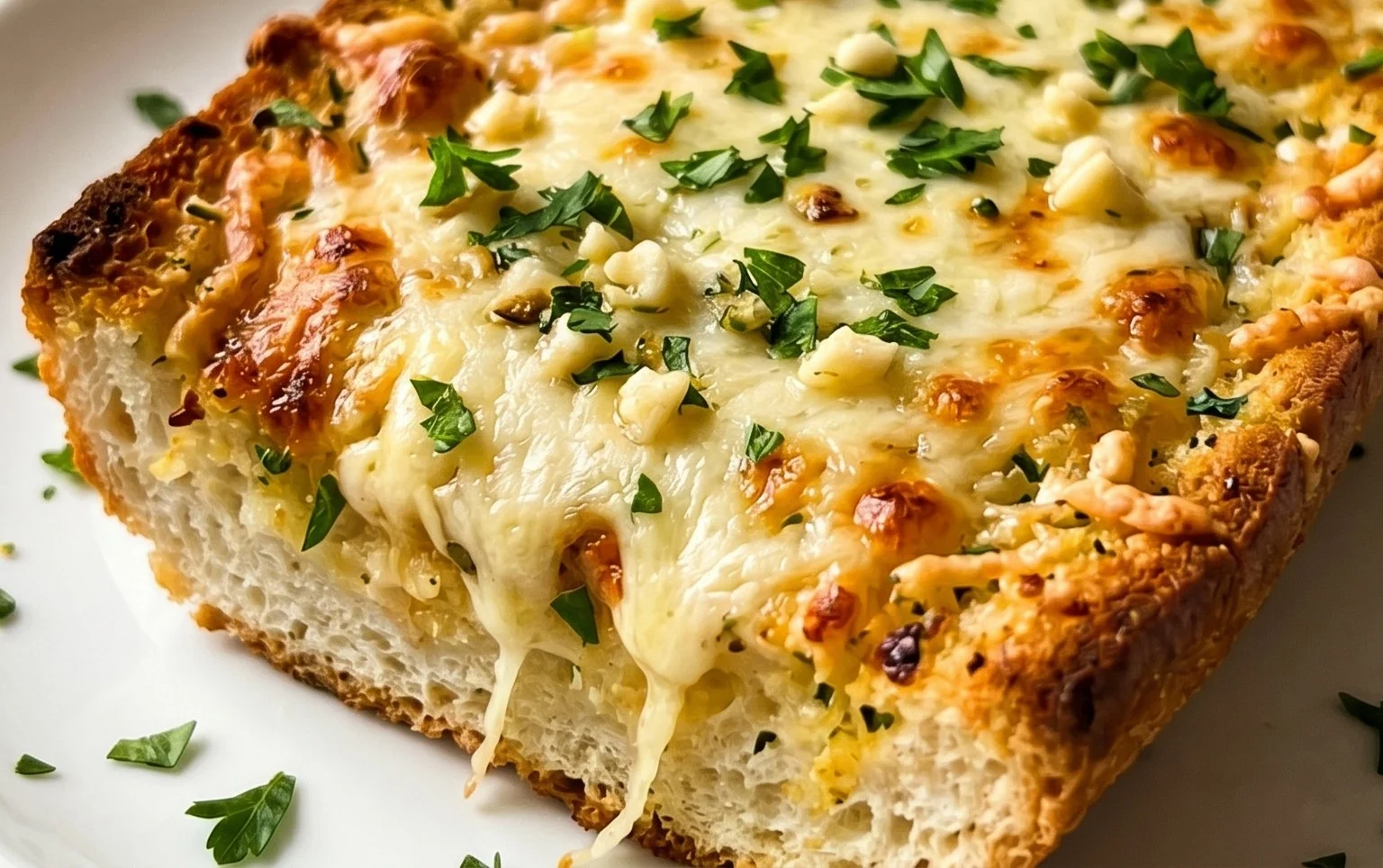 BEST CHEESY GARLIC BREAD RECIPE