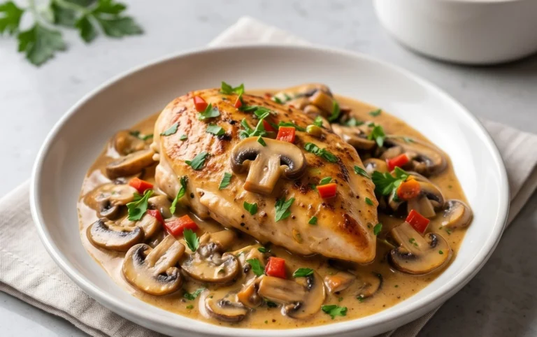 Creamy Mushroom Chicken Recipe