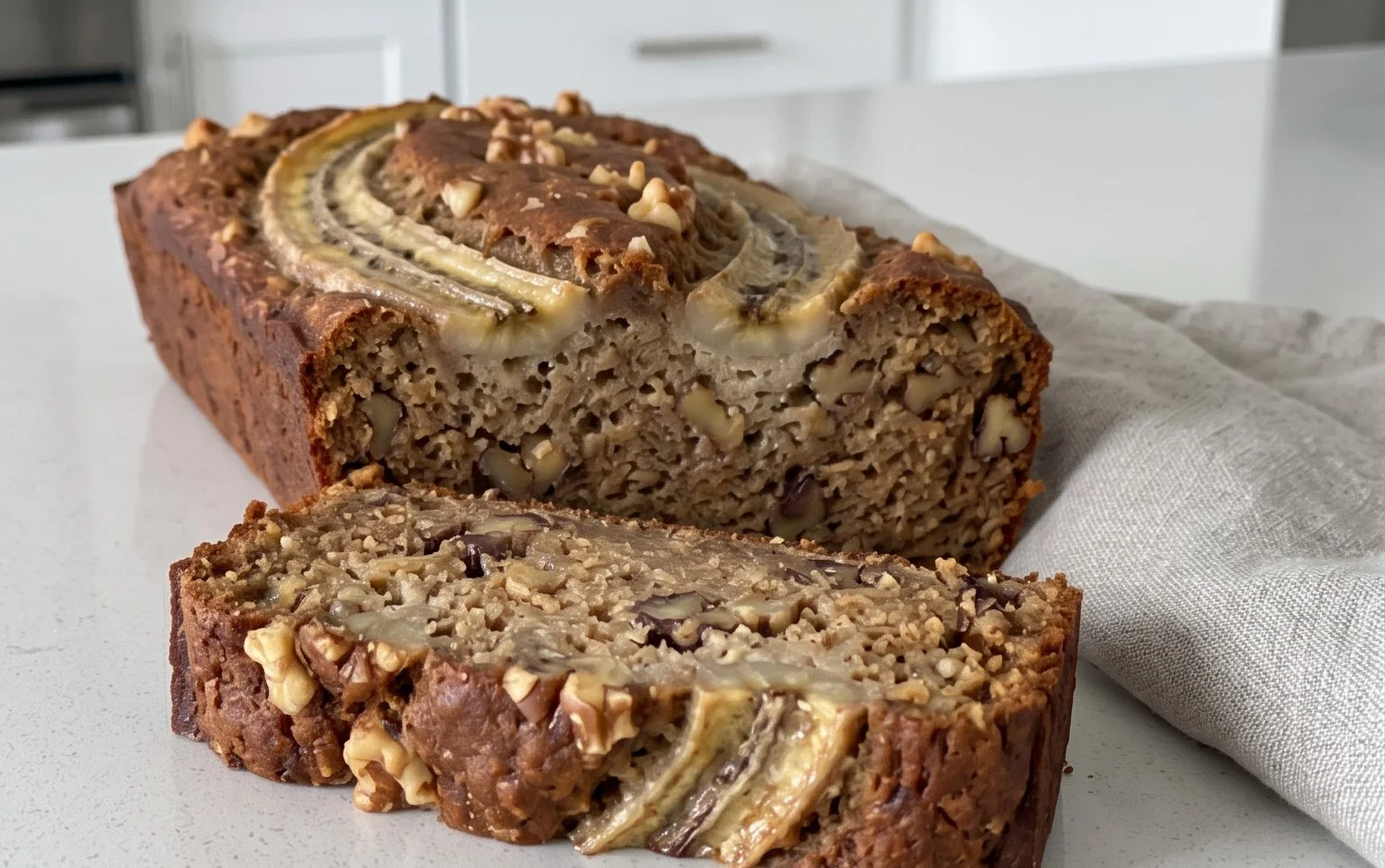 Healthy 5-Ingredient Flourless Banana Bread