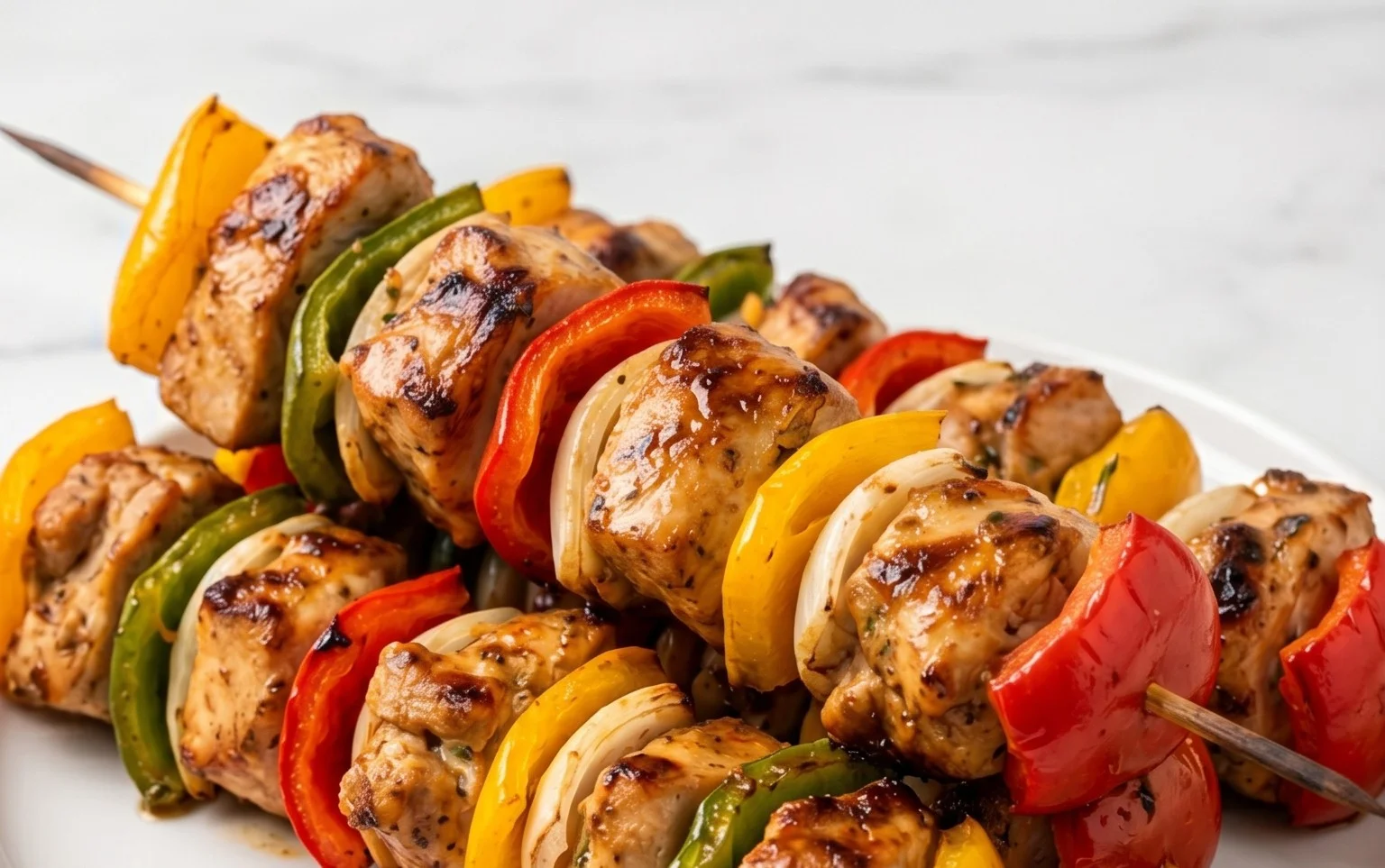 Air Fryer Chicken Skewers (VIDEO)