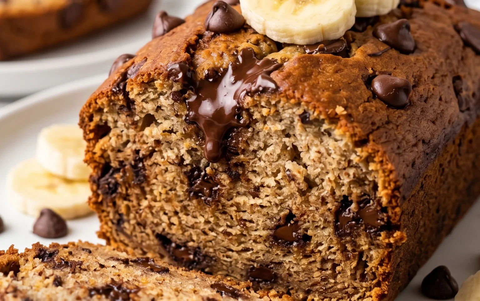 Easy Chocolate Chip Banana Bread