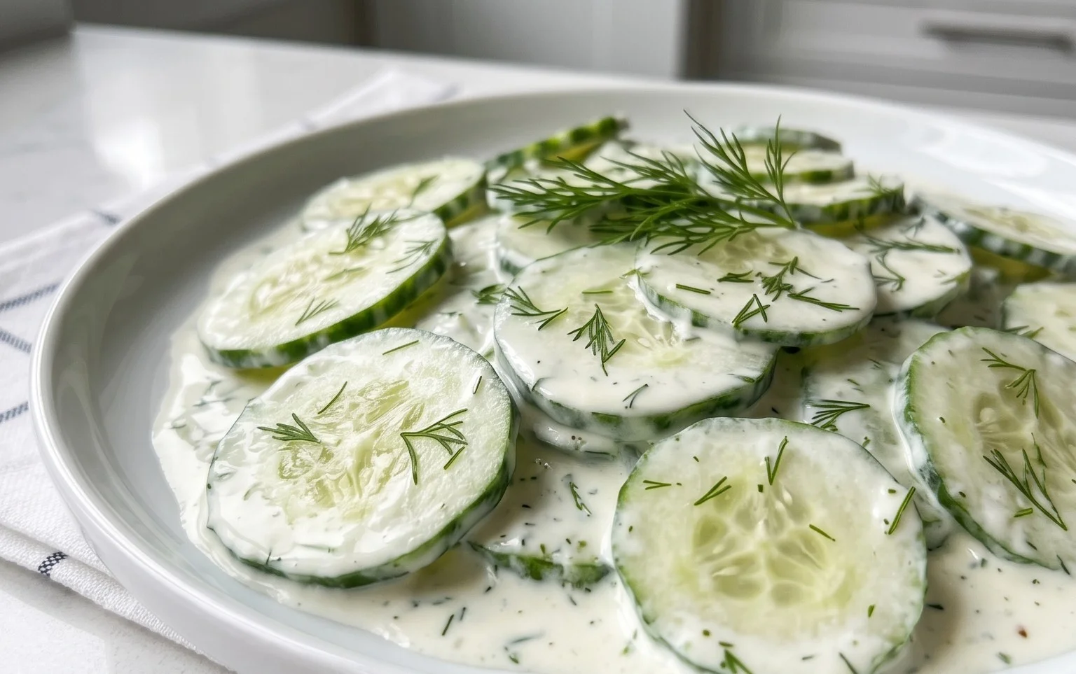 Polish Cucumber Salad