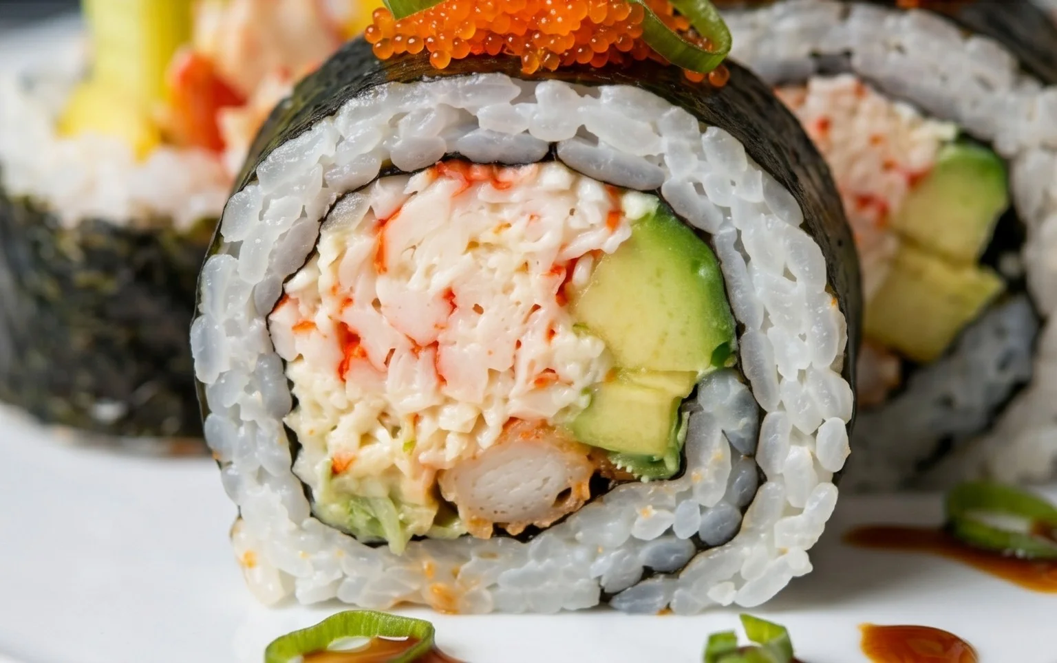 Kani Sushi (Spicy Crab Roll)