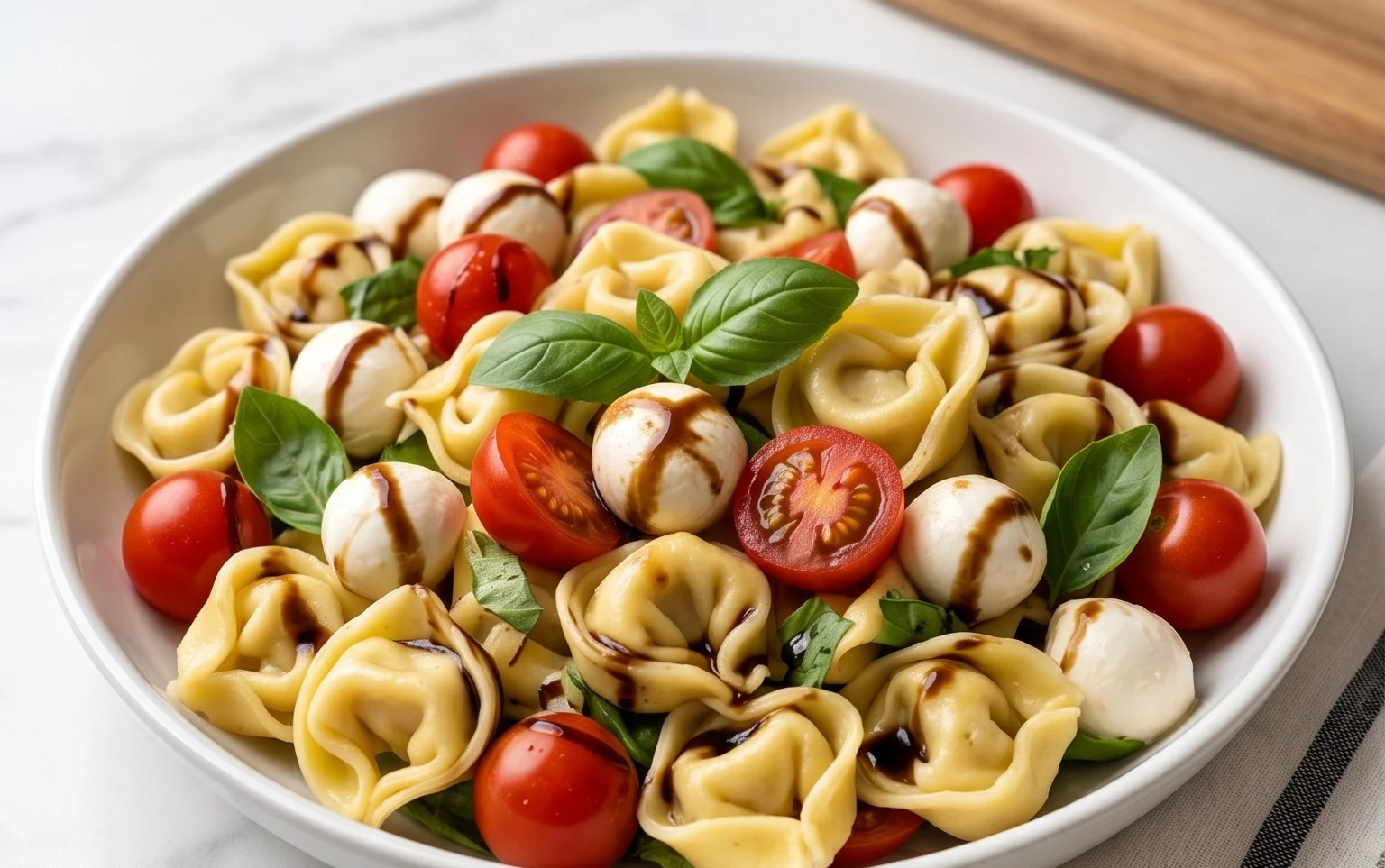 Tortellini Caprese Salad