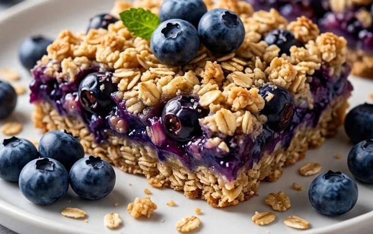Blueberry Oatmeal Bars
