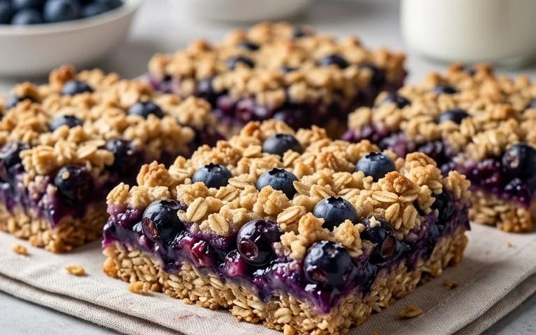 Blueberry Oatmeal Bars