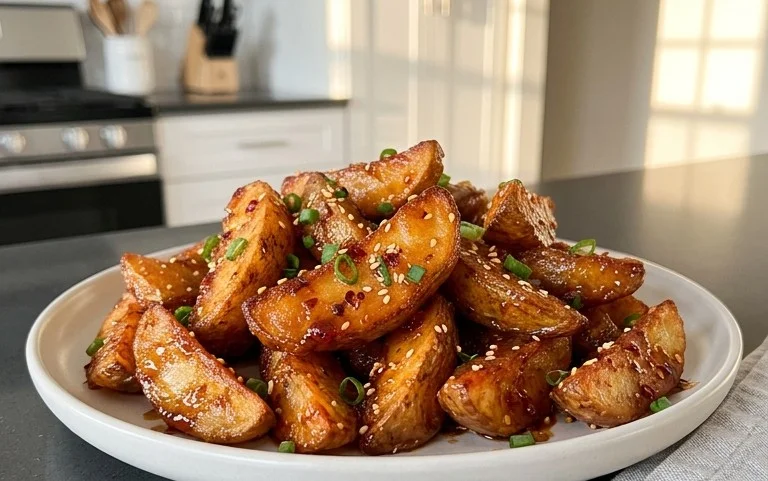 Crispy Honey Chilli Potatoes