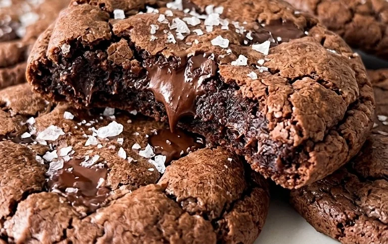 Salted Brownie Cookies