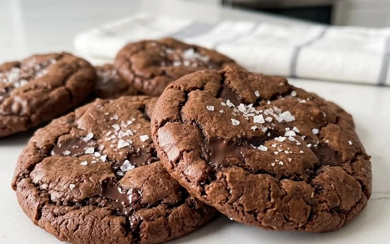 Salted Brownie Cookies