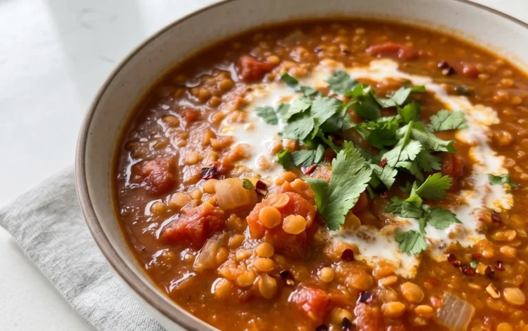 Spicy Red Lentil Curry