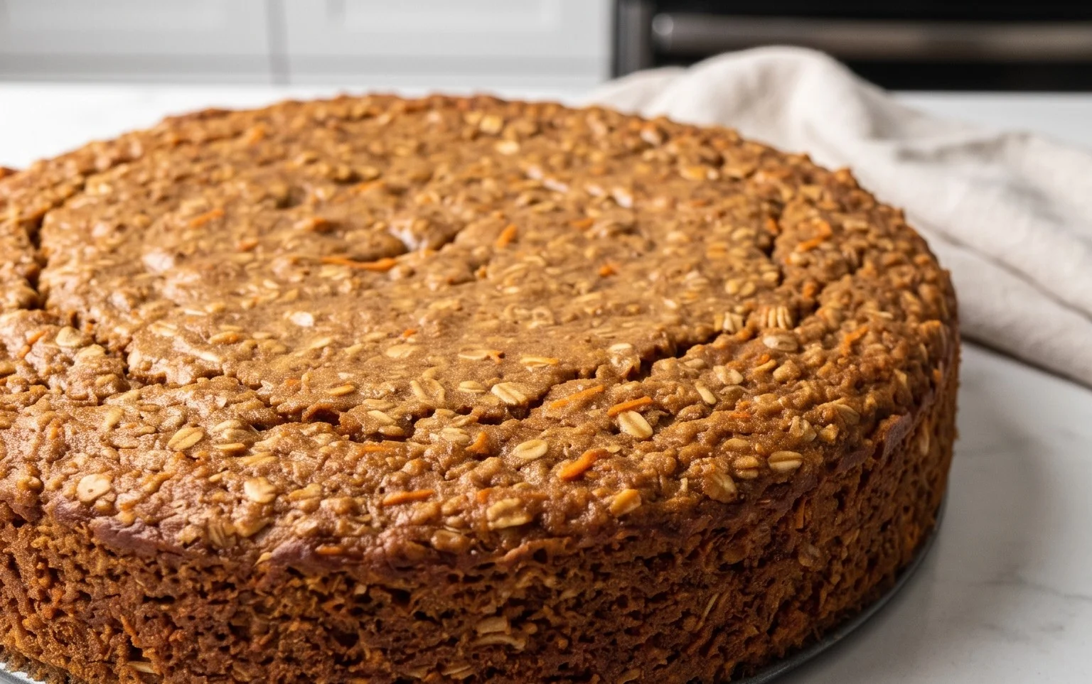 Easy Flourless Oatmeal Carrot Cake Recipe