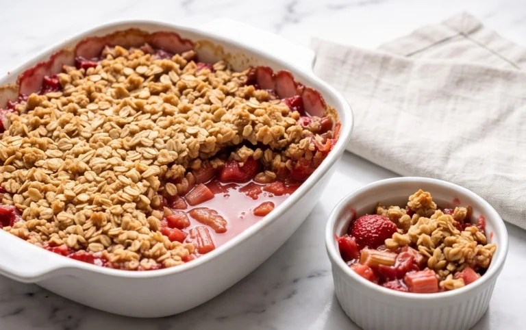 Easy Rhubarb Crisp