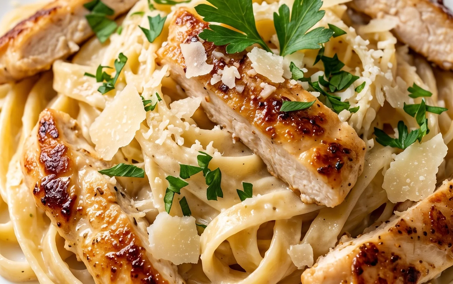 Low Calorie Chicken Alfredo