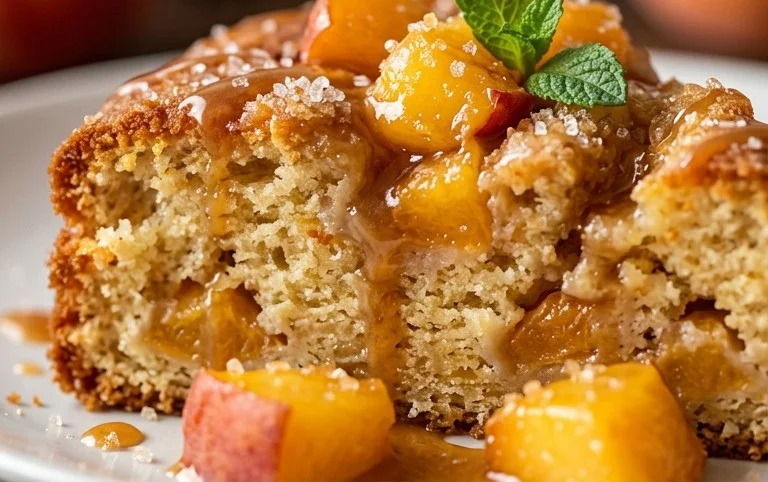 Peach Cobbler Pound Cake