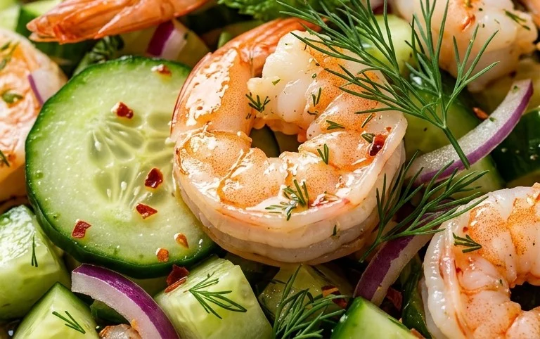 Cucumber Shrimp Salad