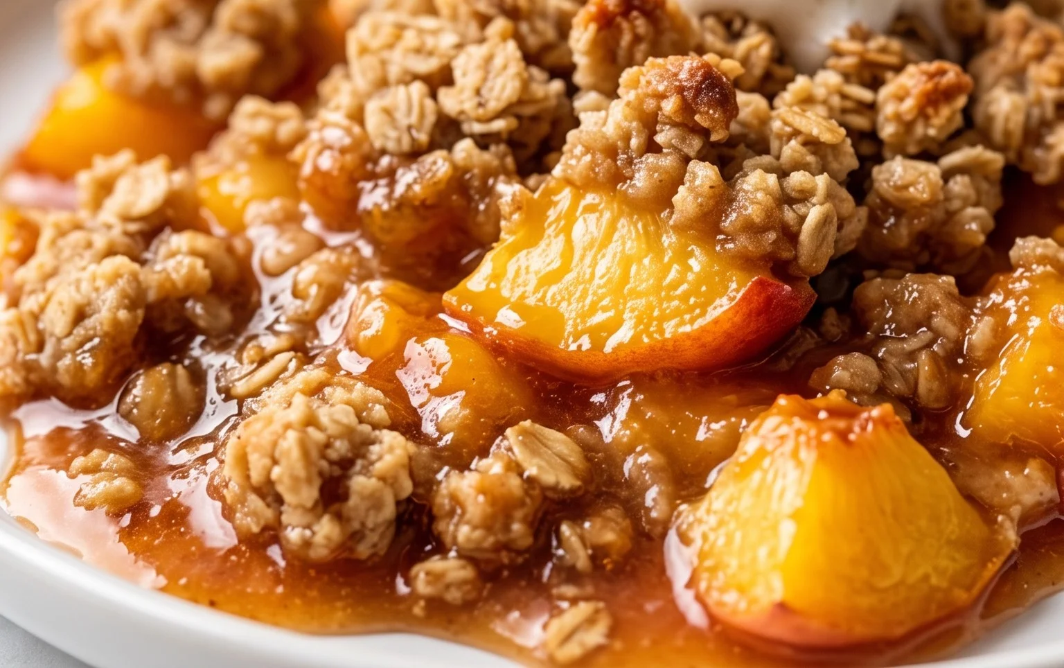 Fresh Peach Crisp Recipe