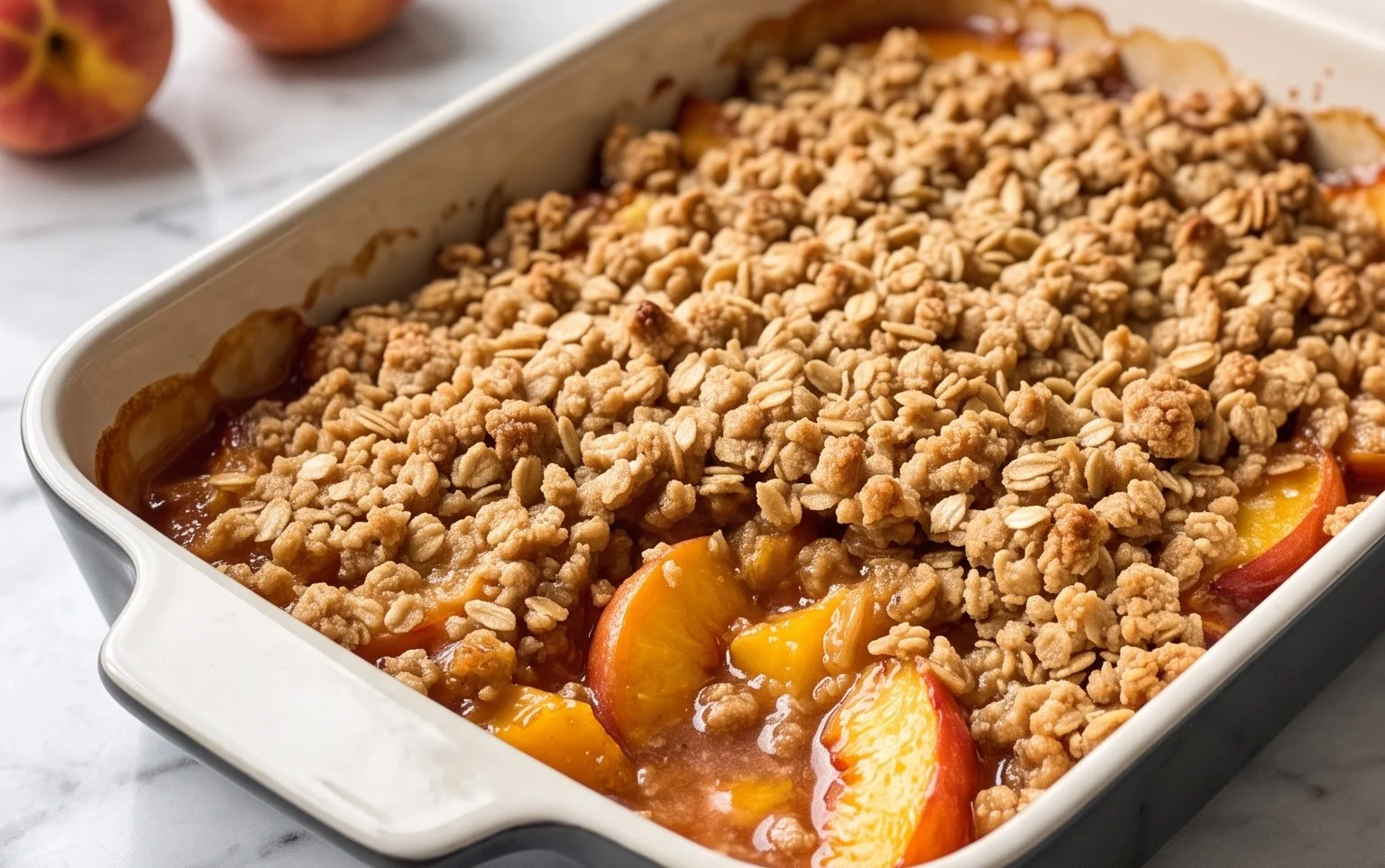 Fresh Peach Crisp Recipe