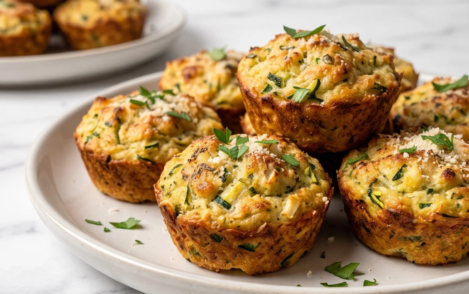Zucchini Garlic Bites
