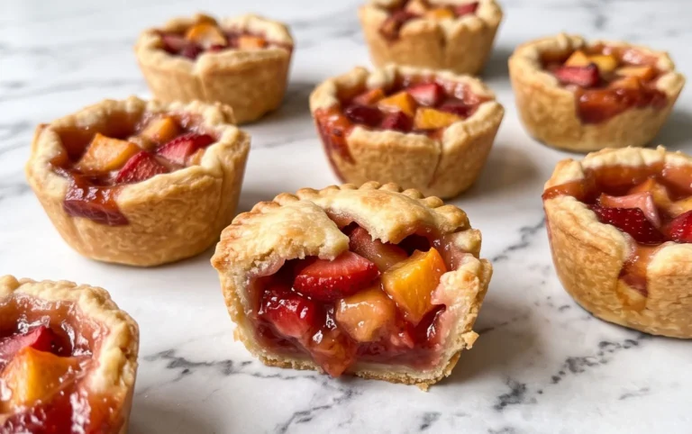 Strawberry Peach Pie Bites