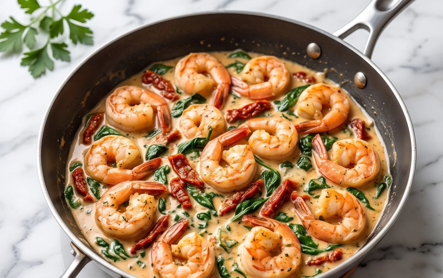 Tuscan Shrimp (One-Pan, 30-Minute Dinner)