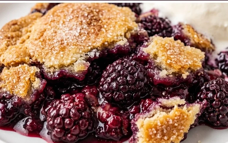 The Pioneer Women's Blackberry Cobbler