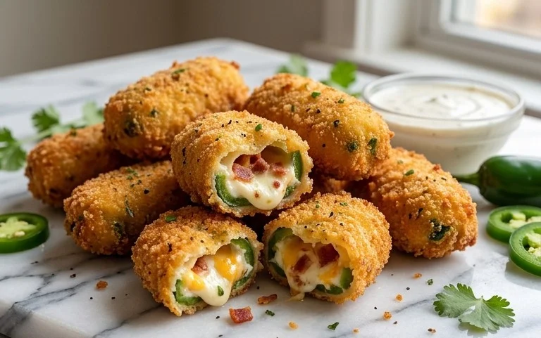 Fried Jalapeno Popper Bites