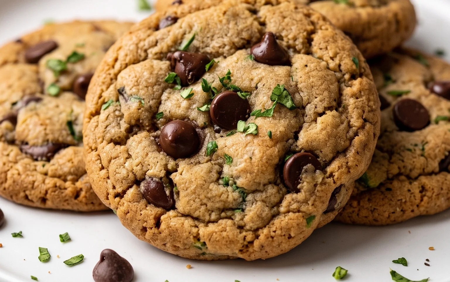 Zucchini Chocolate Chip Cookies