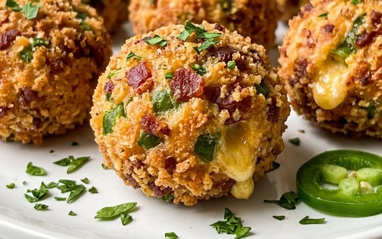Beef Bacon Jalapeño Popper Cheese Balls