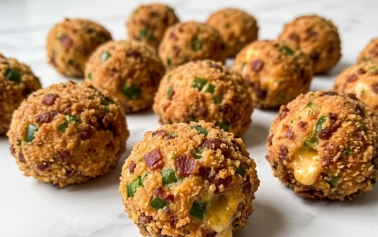 Beef Bacon Jalapeño Popper Cheese Balls