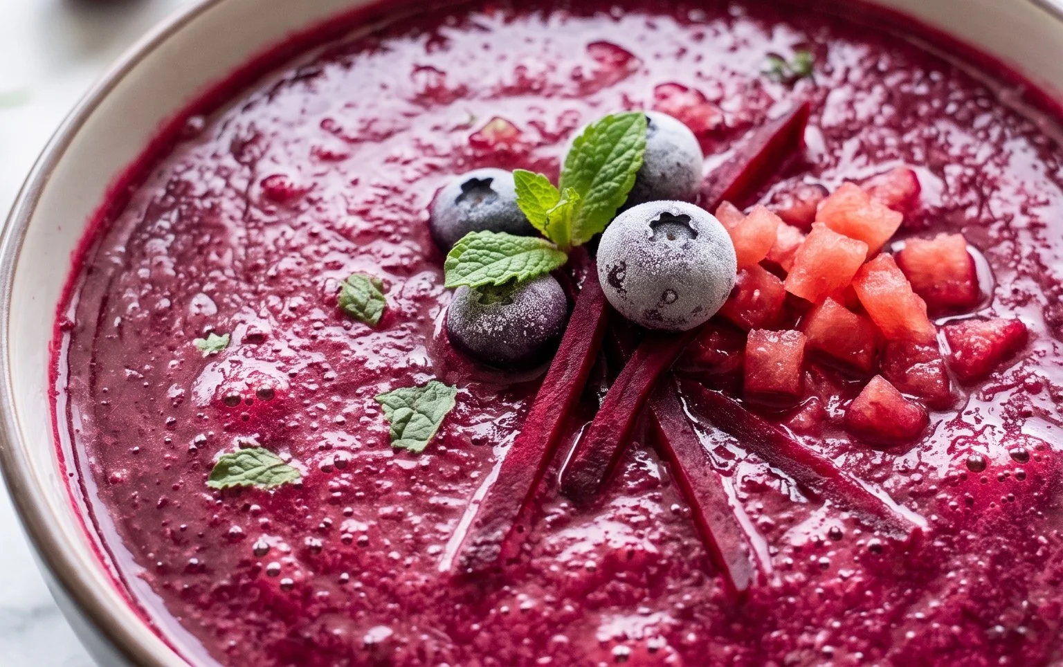 Watermelon Cherry Berry Beet Juice