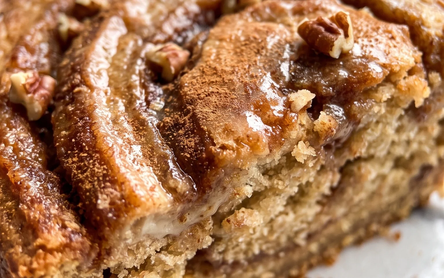 Cinnamon Roll Banana Bread