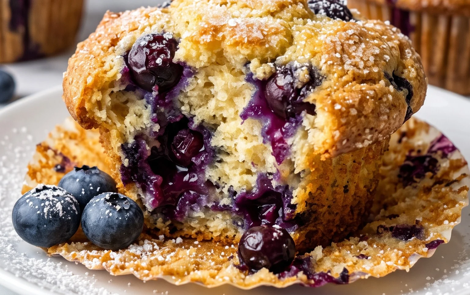Homemade Blueberry Muffins